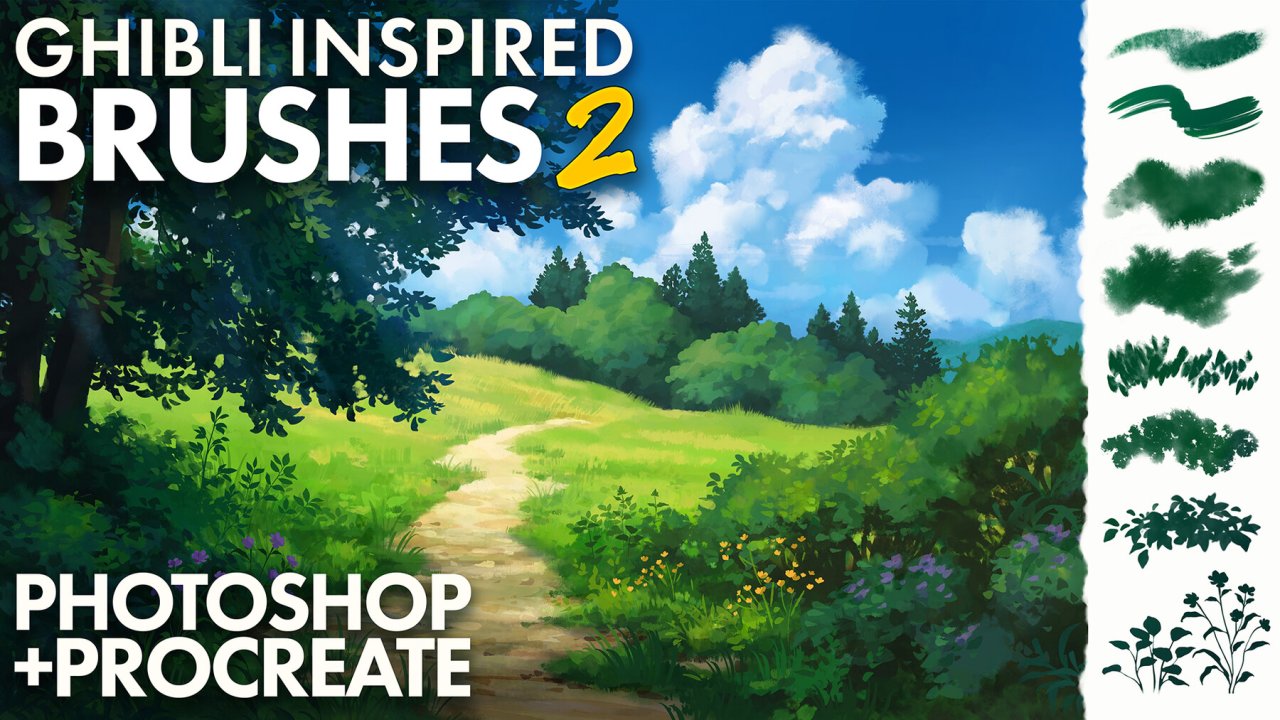 Ghibli-Inspired Brushes 2