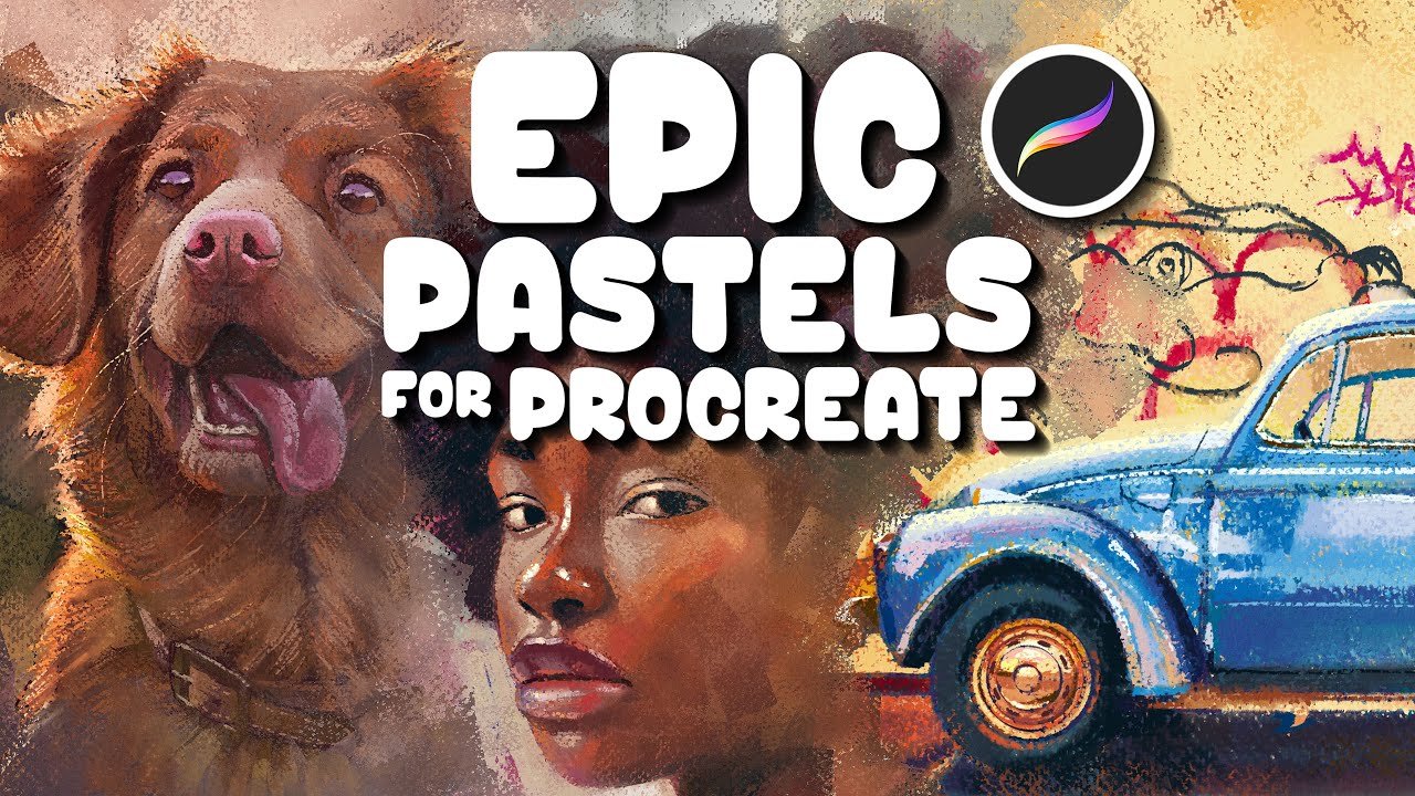Epic Pastels: Ultra Realistic Soft Pastel Brush Set for Procreate
